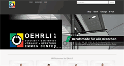 Desktop Screenshot of oehrli-lu.ch